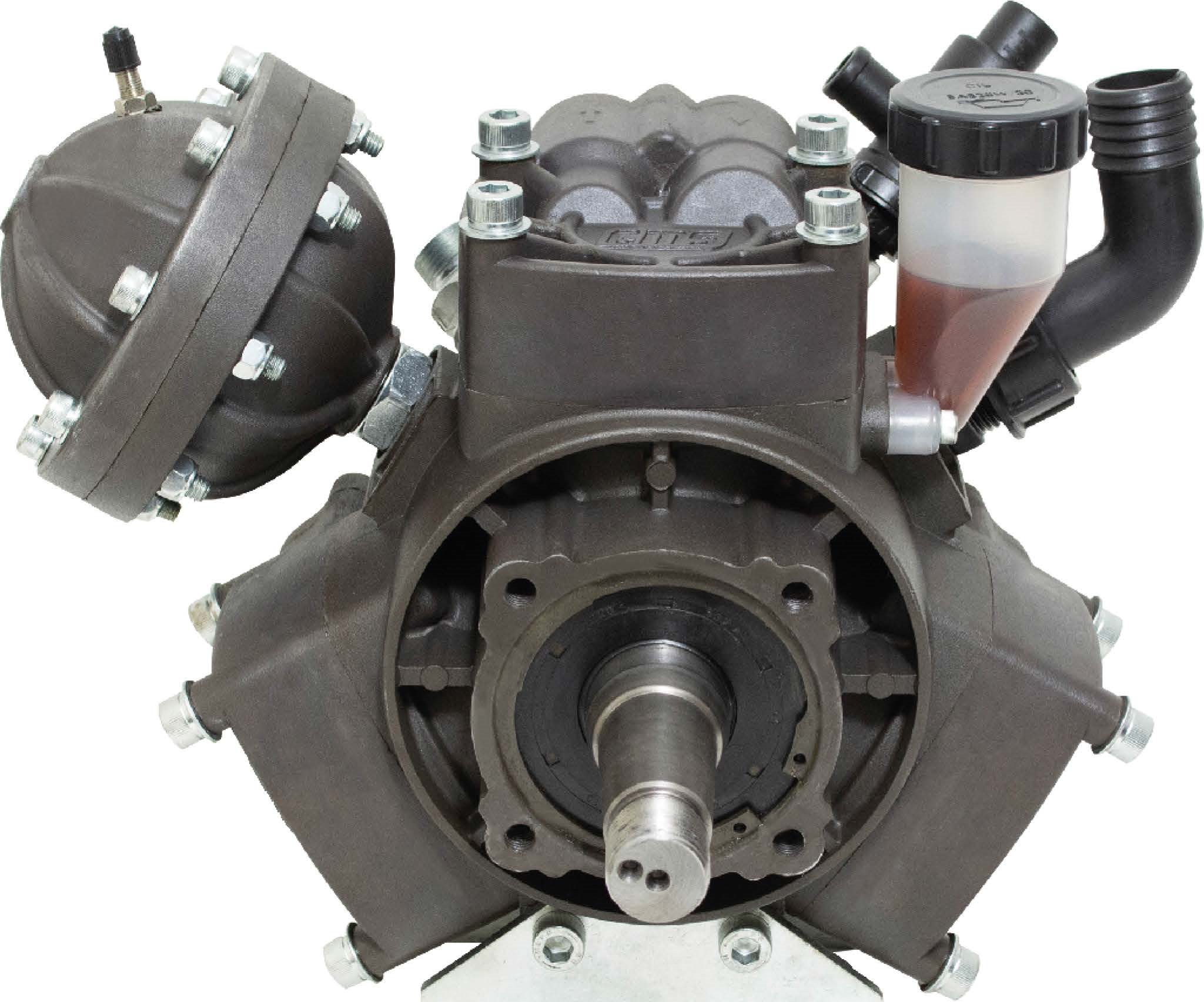 3 MEMBRANLI TÜPLÜ KASNAK ÇIKIŞLI POMPA - GEMPO 371/C-TK MODELİ